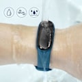 Miniatyrbillede 3 af 4: Rem til Xiaomi Mi Band 4/Mi Band 3, 3 stk. justerbart silikone sportsarmbånd sort + grå + midnatsblå