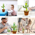 Miniatyrbillede 5 af 5: Plysj syngende og dansende kaktus