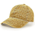 Pikkukuva 1 / 4: Baseball-lippis, puuvillasta valmistettu säädettävä urheilu- ja ulkoiluaurinkolippis, unisex-lippis, rento hattu, snapback-lippis (keltainen)