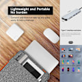 Miniatyrbillede 3 af 5: Multiport USB C-adapter til MacBook Pro, 6-i-1 USB C til HDMI-hub. (4K HDMI USB3.0 USB2.0 SD/TF-kortlæser 87W PD)