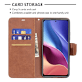 Miniatyrbillede 5 af 5: Xiaomi Mi 11i - Solid Shark Læder Etui - Brun Brun