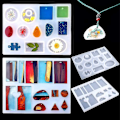 Miniatyrbillede 3 af 5: Resin Kit til begyndere med silikoneforme - Resin smykkefremstillingssæt TA