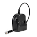 Miniatyrbillede 2 af 3: Krystal Headset Telefon Træningsboks Splitter Adapter Lydstyrkekontrol Intelligent Lyd Lukket