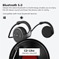 Pikkukuva 4 / 5: A6 Stereo Bluetooth -kuulokkeet Urheilu Bluetooth Juoksu Bluetooth Takeaway Suosittu Päässä asennettu