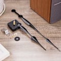 Miniatyrbillede 4 af 5: Højmoment Quartz Urværk Urværk Udskiftningsmekanisme med Lange Spade Visere til DIY Ur (Sort)