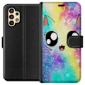 Miniatyrbillede 1 af 3: Samsung Galaxy A13 Pung Etui Sød Kat Galaxy