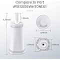 Miniatyrbillede 3 af 5: QD-4-pak vandfilter til Sage kaffemaskine - Vandfilter til Sage Barista Express Pro Touch 2024-