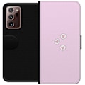 Miniatyrbillede 1 af 3: Samsung Galaxy Note20 Ultra Pung Etui Hjerter i bobler
