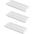 Isbitsform (3-pack, vit) Används för kök, choklad, godis[co]