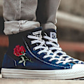 Miniatyrbilde 3 av 3: 10 stk Blomster Boho Rose Patch Brodert Retro Blomster Applikasjon Stryk På Sy På Kjærlighet Emblem