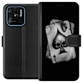Miniatyrbillede 1 af 3: Xiaomi Redmi 10C Pung Etui Dødningehoved Kortspil