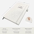 Miniatyrbillede 2 af 3: Taknemmelighedsjournal - Inspirer taknemmelighed, mindfulness, positivitet, lykke, bekræftelse, produktivitet og selvhjælp. (beige)