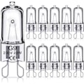 Miniatyrbillede 1 af 5: G9 Halogenpærer 28W, 230V, 10-pak 28W