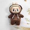 Miniatyrbild 3 av 5: 17cm Labubu Dockkläder Monster Outfit Tillbehör Kläder DIY Barnpresent Flickor Hooded Sweatshirt Byxor E25VT250214.Ca