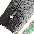 Miniatyrbillede 5 af 5: 100 stk. 40 cm flerfarvede nylon spiral lynlåse til syning og håndværk