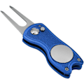 Miniatyrbild 1 av 5: Golf Divot Repair Tool with Pop-up Button & Magnetic Ball Marker, Lightweight, Portable, Mini Divot Repair Tool