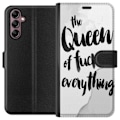 Miniatyrbillede 1 af 3: Samsung Galaxy A14 5G Pung Etui The Queen of Everything