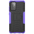 Pikkukuva 2 / 5: Samsung Galaxy A72 - Äärimmäinen Iskunkestävä Kuori Jalustalla - Liila Purple Liila