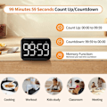 Miniatyrbillede 1 af 3: Køkken Timer til Madlavning med Optælling Nedtælling, Digital Timer Batteridrevet