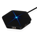 Miniatyrbillede 1 af 4: Usb Hub Vertikal Data Hub Med Lang Ledning