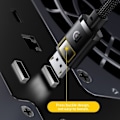 Miniatyrbild 4 av 5: Baseus DP DisplayPort Hankabel 1,5m, 8K Stöd Svart