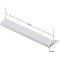 Pikkukuva 2 / 2: 10 kpl suorakulmaisia neodyymimagneetteja 60 x 10 x 3 mm 3M-merkkisellä itseliimautuvalla teipillä, magneetit erittäin vahvalla itseliimautuvalla kalvolla tee-se-itse-projekteihin