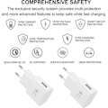 Miniatyrbilde 5 av 5: 4-pakning 5V-2A USB-strømadapteruttak Universal hurtiglading