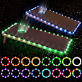 Miniatyrbilde 1 av 5: LED-lys, fjernkontroll Cornhole Board Edge og Ring LED-lys, 16 farger endres av deg selv, et flott tillegg for å spille Bean Bag Toss Cornhole