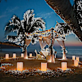 Miniatyrbillede 2 af 2: 50 stk. Hvide Luminary-poser, Flammebestandige Lysposer, Sol-design Luminarier Til Bryllup, Fest,