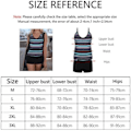 Pikkukuva 4 / 5: Naisten kaksiosainen uimapuku liukuvärjätty Tankini-setti toppi shortseilla matala vyötärö urheilullinen uimapuku bikini sininen+musta One Size