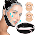 Miniatyrbild 1 av 5: V-lyftmask, dubbelhaka reducerare, V-linjemask, ansiktslyftmask, smärtfri ansiktslyftande bandage för kvinnor