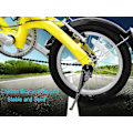 Miniatyrbillede 5 af 5: Børns cykel enkeltsidet stativ foldecykel gaffel enkelt klapvogne delvis grenstøtte bil stige børns 12\" 14\" 16\" 18\" 20\" cykler