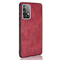 Pikkukuva 5 / 5: Samsung Galaxy A52 / A52s - Nahkapäällysteinen Hybridikuori - Punainen Red Punainen