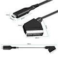 Miniatyrbild 2 av 5: Scart till HDMI-omvandlare, Allt-i-ett Scart till HDMI-adapter, 1080P