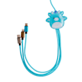 Miniatyrbild 3 av 5: Squishmallows Laddningskabel 1,2m 3in1 USB-C/Micro/Lightning Tatiana