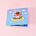Pikkukuva 4 / 5: 3D-pop-up-kortti mustekalan pyörä onnittelukortteja kirjekuorella Valentine-postikortille