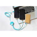 Miniatyrbild 4 av 5: Squishmallows Laddningskabel 1,2m 3in1 USB-C/Micro/Lightning Tatiana