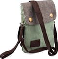 Canvas Universal Phone Bag - Shoulder Bag - Mini Messenger Bag