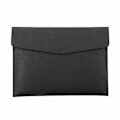 Miniatyrbillede 1 af 5: (Sort) Padfolio Portfolio - Faux Læder Portfolio Mappe, Letter-størrelse Padfolio til Kvinder/Mænd，33CM*24CM