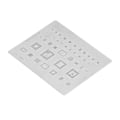 Pikkukuva 3 / 4: Uudelleenpallointi Stencil Cpu Rework Net Ruostumaton Teräs Juotos Rework Malli Matkapuhelimen Korjaukseen
