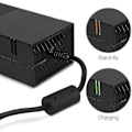 Miniatyrbild 5 av 5: Xbox One Nätadapter, [Uppgraderad Version] Xbox AC-Adapter Ersättningsladdare Strömförsörjning för Microsoft Xbox One, Spänning 100-240V)