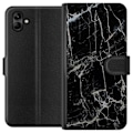 Miniatyrbillede 1 af 3: Samsung Galaxy A05 Pung Etui Marmor Sort
