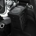 Car Trash Can with Lid Foldable Seat Back Water-Resistant Car Storage Bag
