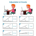 Miniatyrbillede 5 af 5: Foldbart laptopstativ i aluminiumlegering, sølv