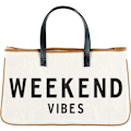Miniatyrbilde 2 av 5: Creative Brands D3712 Hold Everything Tote Bag, 20\" x 11\", Weekend Vibes