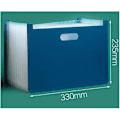 Miniatyrbild 2 av 5: Student Multi-layer Folders,student Multi-function Test Paper Organizer Artifact-horizontal Cut-blue