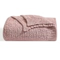 Miniatyrbilde 1 av 4: Strikket teppe for voksne, mykt og varmt pustende fluffy høstteppe for sofa, seng, vendbart koselig og lodden strikket teppe for Dirty powder