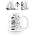 Miniatyrbillede 2 af 2: Star Wars: The Mandalorian Line Art Krus En Størrelse Hvid White One Size