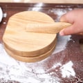 Pikkukuva 4 / 5: Puinen Tortillapuristin Taikina Nyytti Iho Valmistaja Puristin Piirakka Lettu Ravioli Chapati Roti Taco Maissi Valmistaja Puristustyökalut Keittiöön Vekotin Työkalu Khaki