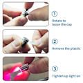 Miniatyrbillede 4 af 5: 20 stk Mini LED-lamper, Små lamper til håndværk, Batteridrevne miniaturelamper, Lys (Flerfarvet skift)